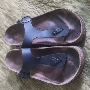 Birkenstock black sandal size 36 EU 5.5 US